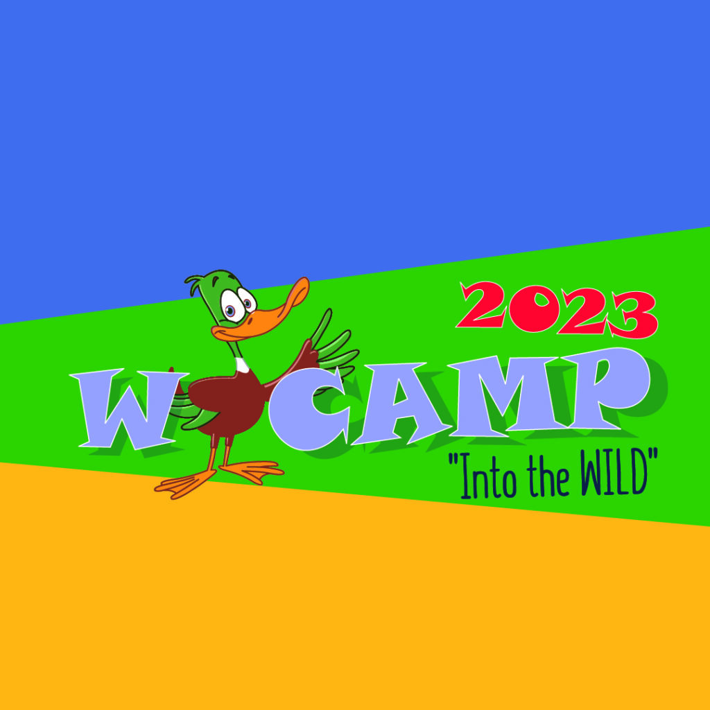 Il logo del W-Camp è divertente, giocoso